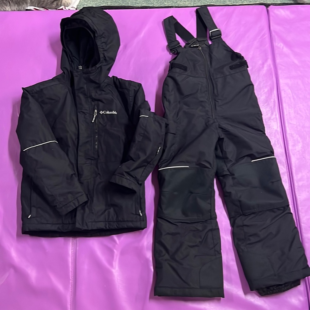 Columbia Omni-tech youth jacket and ski pants.